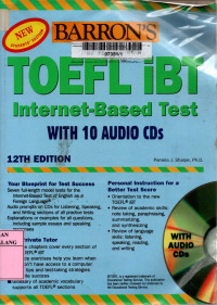 Image of Toefl Ibt Internet - Based Test : With 10 Audio CDs